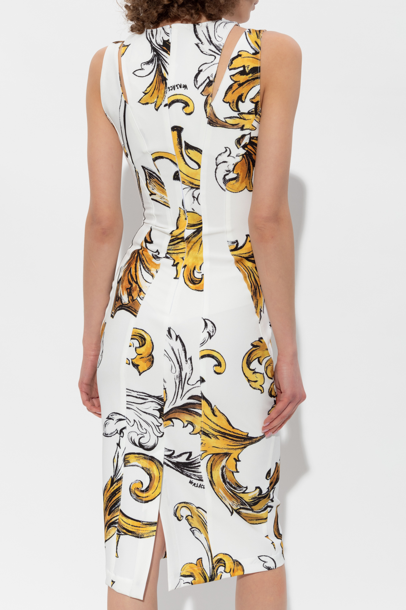 VERSACE ハロックフリントトレス 78HAO9B3NS636 G03 Versace Jeans Couture Dress with Outline Barocco print